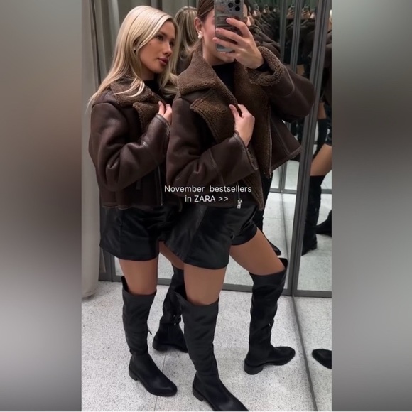 ZARA NEW TALL BOOTS - Picture 2 of 9